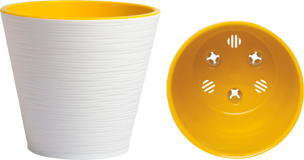 Изображение товара Кашпо Liveingreen Конус (2.3л, белый)