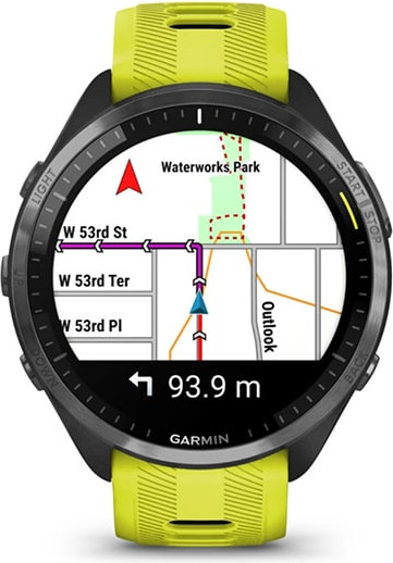 Изображение товара Умные часы Garmin Forerunner 965 47mm / 010-02809-12 (черный/желтый)