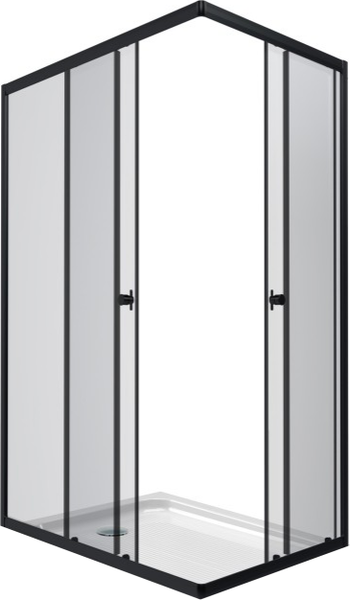Изображение товара Душевой уголок Maroni Stile Nero-GLS 120x80 / Щ0000063958