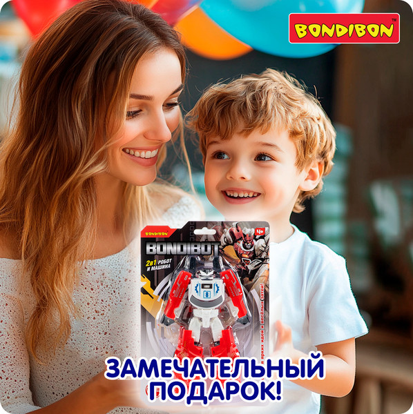 Изображение товара Робот-трансформер Bondibon Bondibot / ВВ6613