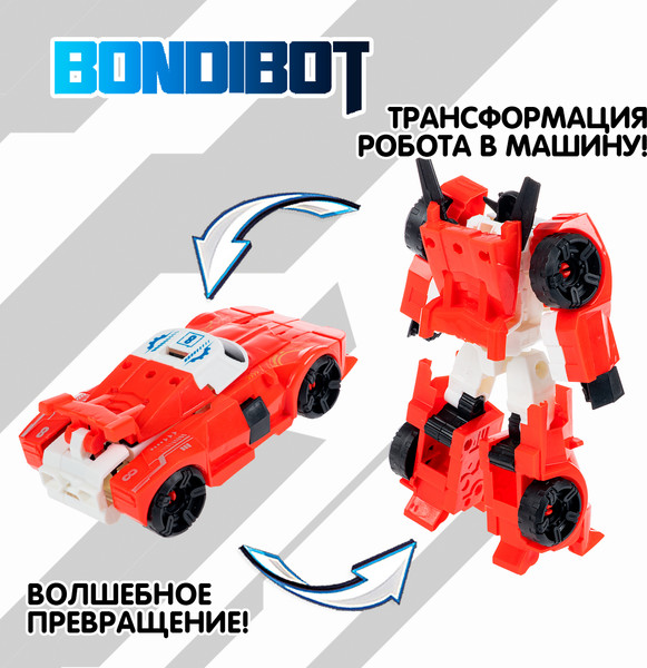 Изображение товара Робот-трансформер Bondibon Bondibot / ВВ6613