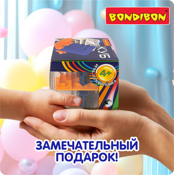 Изображение товара Игра-головоломка Bondibon Smart Куб Вох 3D-лабиринт / ВВ6558
