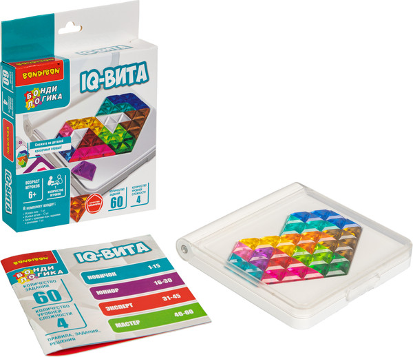 Изображение товара Игра-головоломка Bondibon БондиЛогика IQ-Вита / ВВ6530