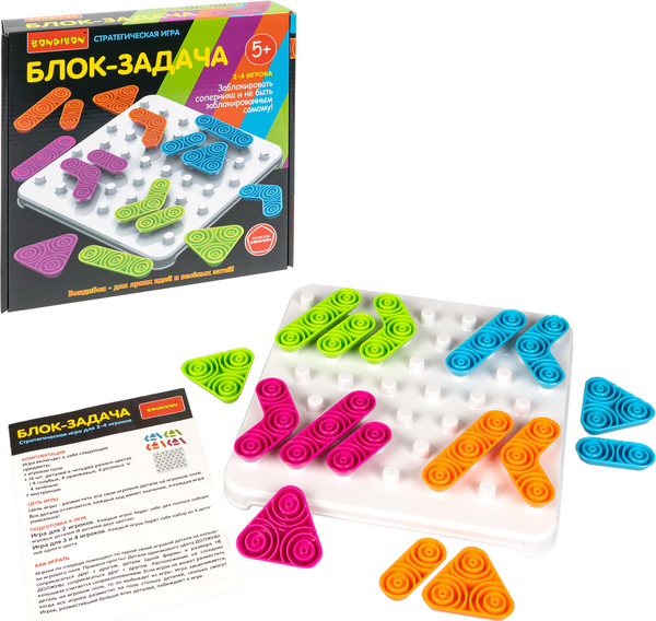 Изображение товара Игра-головоломка Bondibon Блок-задача / ВВ6591