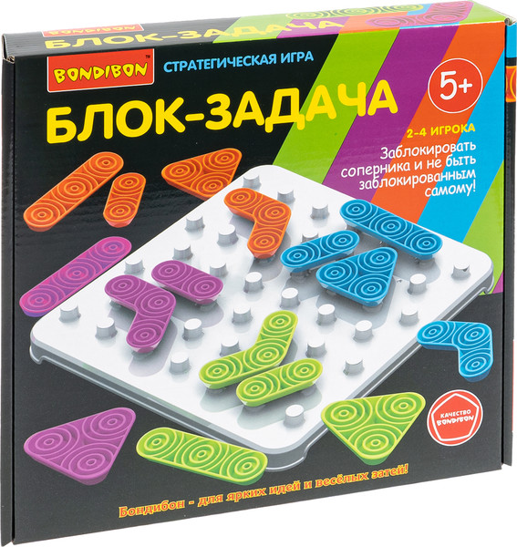 Изображение товара Игра-головоломка Bondibon Блок-задача / ВВ6591