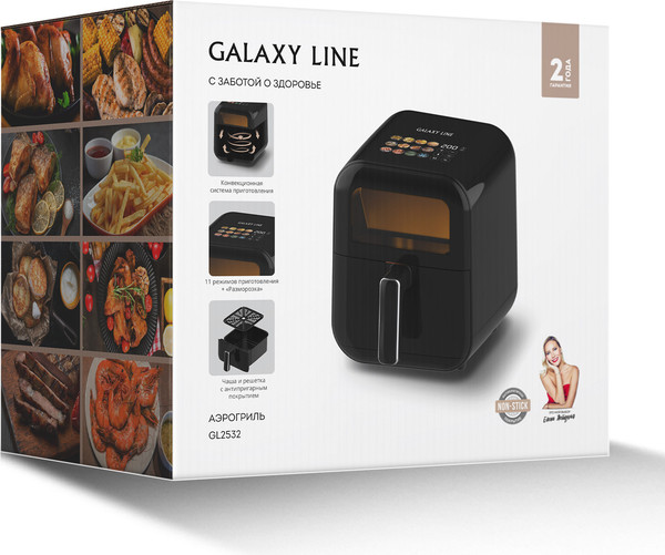Изображение товара Аэрогриль Galaxy Line GL 2532 (черный)