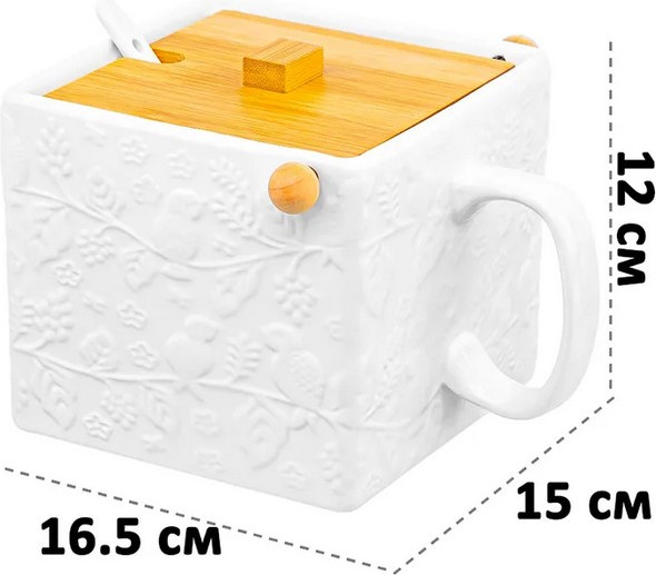 Изображение товара Емкость для хранения Elan Gallery Птички на ветке / 950371