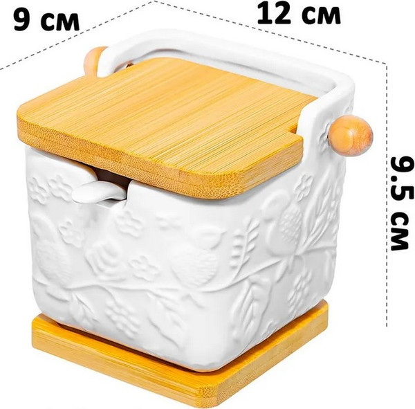 Изображение товара Емкость для хранения Elan Gallery Птички на ветке / 950369