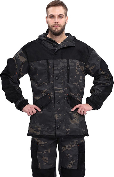 Изображение товара Костюм для охоты и рыбалки УРСУС Горка-М кмф Черный Рип-стоп / КОС490 (р.52-54, 182-188)