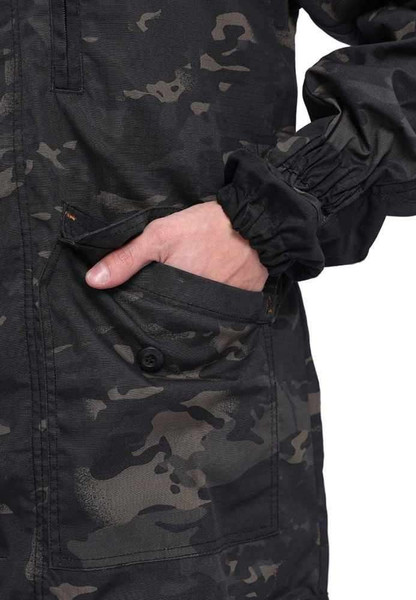 Изображение товара Костюм для охоты и рыбалки УРСУС Горка-М кмф Черный Рип-стоп / КОС490 (р.52-54, 182-188)