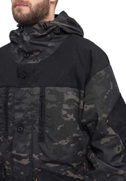 Изображение товара Костюм для охоты и рыбалки УРСУС Горка-М кмф Черный Рип-стоп / КОС490 (р.52-54, 182-188)