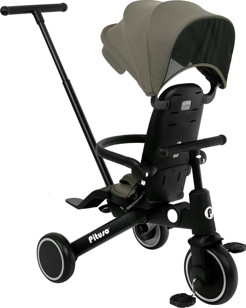 Изображение товара Трехколесный велосипед с ручкой Pituso Leve Pro / T8-Khaki (хаки)