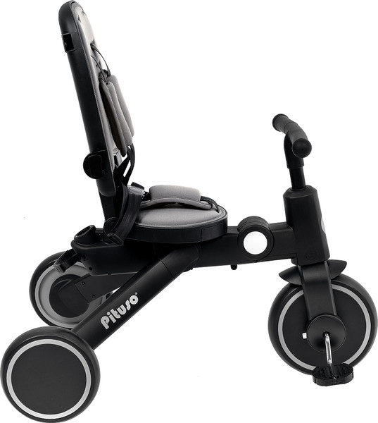 Изображение товара Трехколесный велосипед с ручкой Pituso Leve Pro / T8 Plus-Grey (серый)