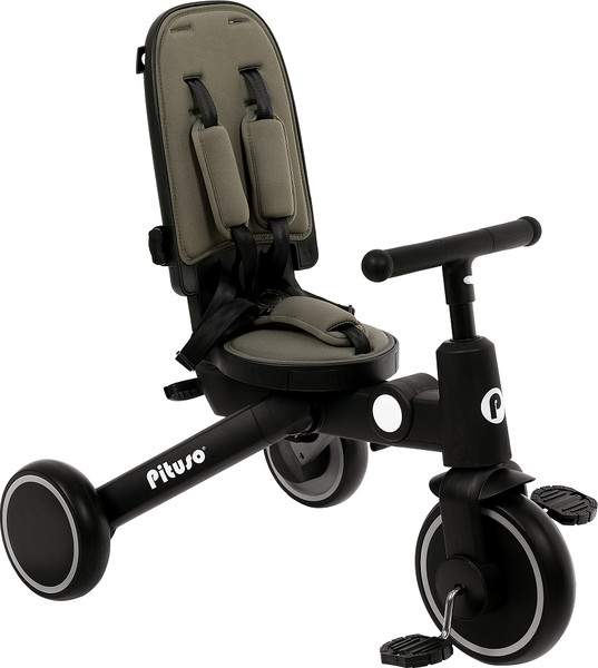 Изображение товара Трехколесный велосипед с ручкой Pituso Leve Pro / T8 Plus-Khaki (хаки)