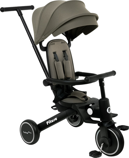 Изображение товара Трехколесный велосипед с ручкой Pituso Leve Pro / T8 Plus-Khaki (хаки)