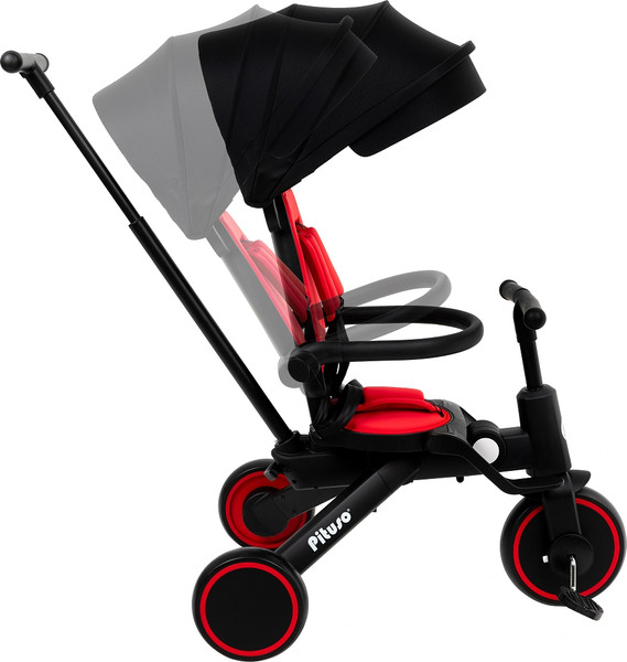 Изображение товара Трехколесный велосипед с ручкой Pituso Leve Pro / T8 Plus-Red (красный)