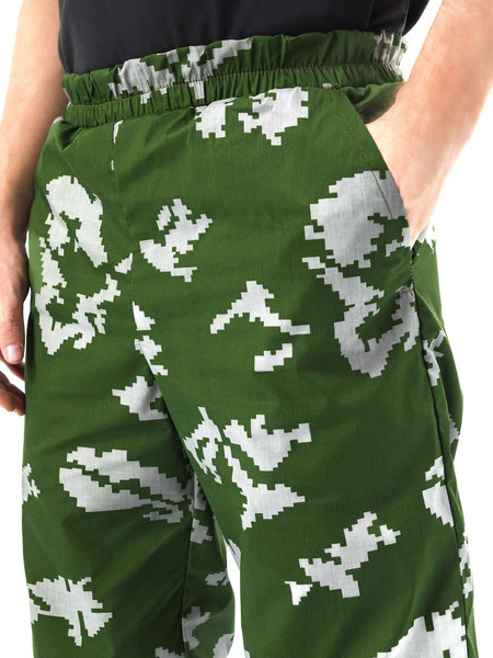 Изображение товара Костюм для охоты и рыбалки УРСУС Маскхалат кмф Граница зеленый Сорочечная / КОС894 (р.44-46, 182-188)