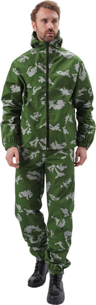 Изображение товара Костюм для охоты и рыбалки УРСУС Маскхалат кмф Граница зеленый Сорочечная / КОС894 (р.44-46, 182-188)