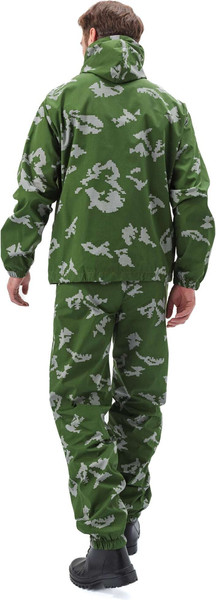 Изображение товара Костюм для охоты и рыбалки УРСУС Маскхалат кмф Граница зеленый Сорочечная / КОС894 (р.56-58, 170-176)