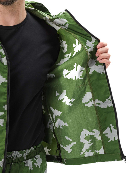 Изображение товара Костюм для охоты и рыбалки УРСУС Маскхалат кмф Граница зеленый Сорочечная / КОС894 (р.64-66, 170-176)