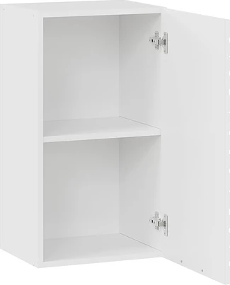 Изображение товара Шкаф навесной для кухни ТриЯ Гренада фреза 1В4 / 1В4-Ф (белый/холст белый)