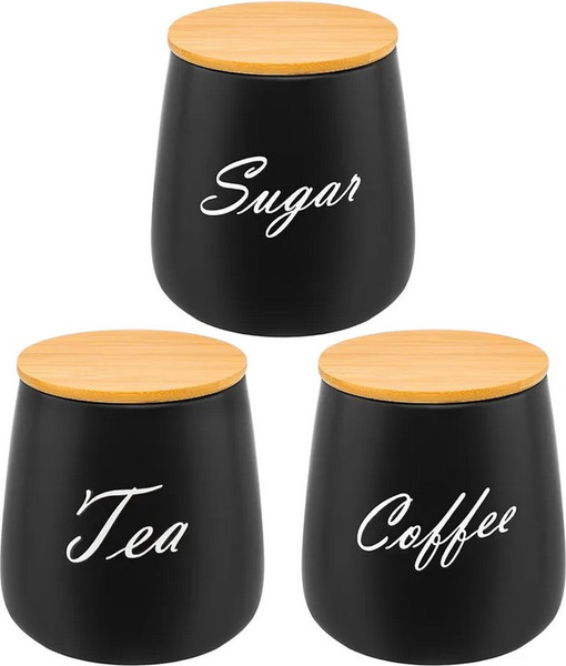 Изображение товара Набор емкостей для хранения Elan Gallery Tea. Coffe. Sugar / 111017