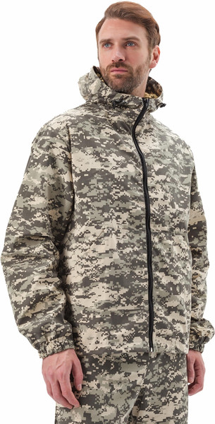 Изображение товара Костюм для охоты и рыбалки УРСУС Маскхалат кмф Цифра светло-серый Сорочечная / КОС894 (р.64-66, 170-176)