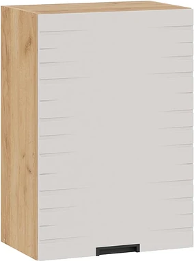 Изображение товара Шкаф навесной для кухни ТриЯ Гренада фреза 1В5 с одной дверью (дуб крафт золотой/холст мокко)