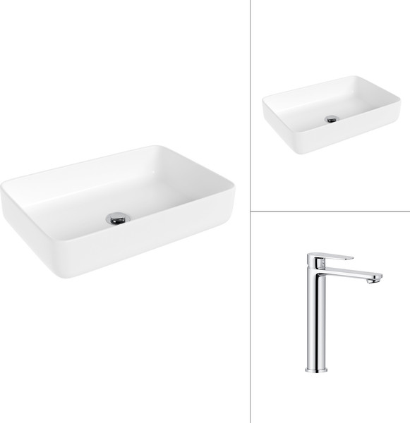 Изображение товара Умывальник со смесителем Lauter 21487-50 + Moon 21СK81691C