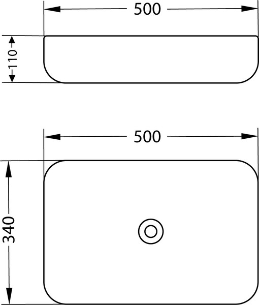 Изображение товара Умывальник со смесителем Lauter 21487-50 + Moon 21СК8691BS с донным клапаном 21190B (черный матовый)