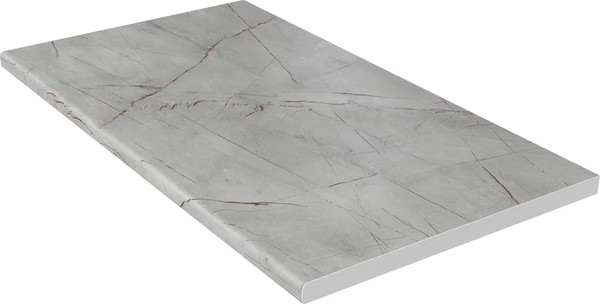 Изображение товара Кухонный гарнитур Интерлиния Мила Gloss 3.7-ПМ3 (асфальт глянец/дуб вотан/серый каспий)