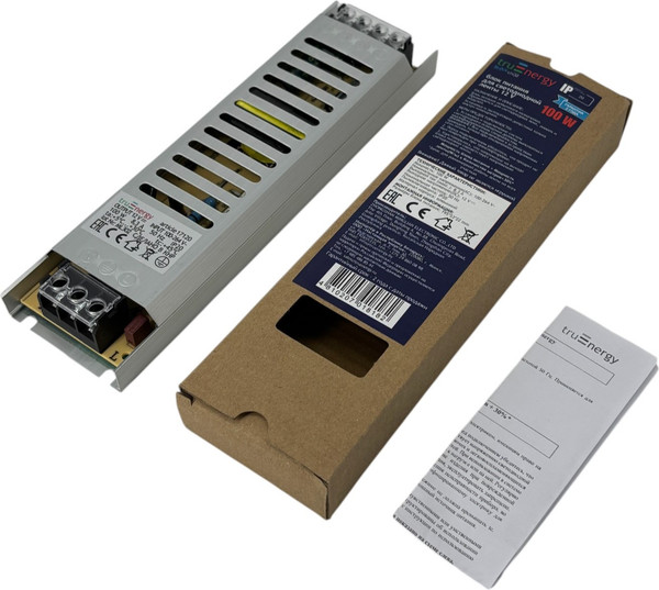 Изображение товара Адаптер для светодиодной ленты Truenergy Block Mini 12V 100W IP20 / 17086