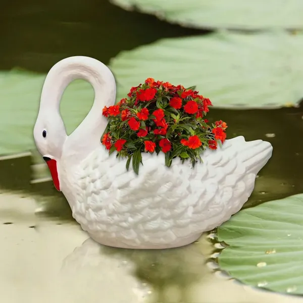 Изображение товара Фигурка для сада Dommelochi Лебедушка большая ФЛБЖК