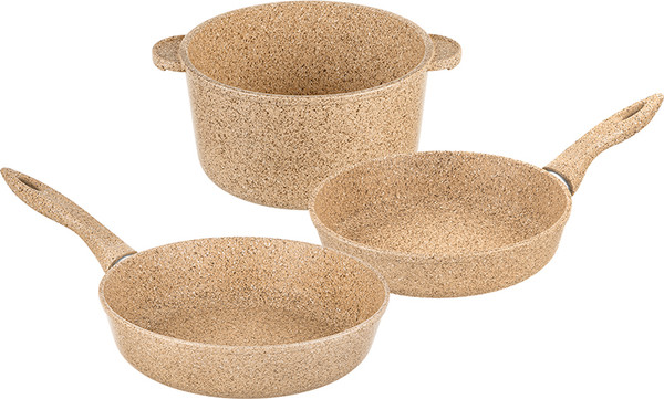 Изображение товара Набор кухонной посуды Elan Gallery Медовый гранит / 121119+3