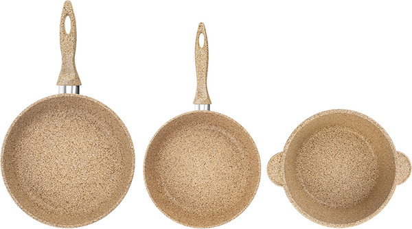 Изображение товара Набор кухонной посуды Elan Gallery Медовый гранит / 121119+3