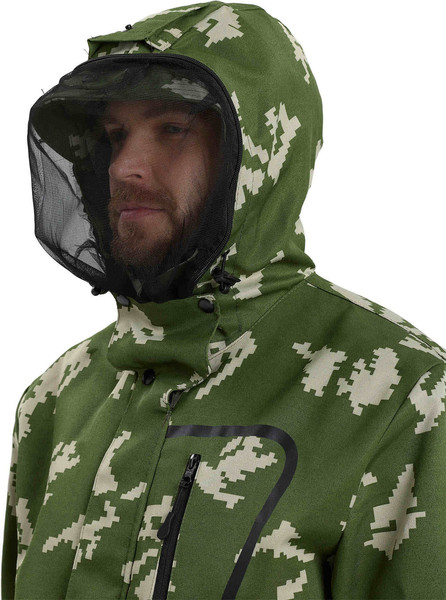 Изображение товара Костюм для охоты и рыбалки УРСУС Турист москит кмф Граница зеленый Грета / КОС320 (р.52-54, 170-176)