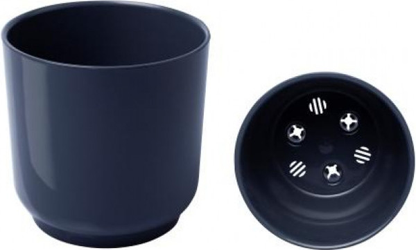 Изображение товара Кашпо Liveingreen Дельта (1.5л, антрацитовый)