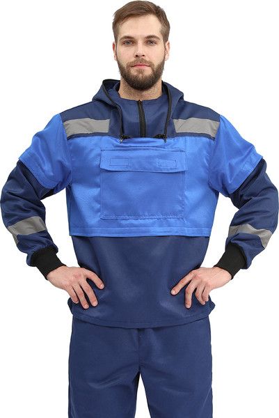 Изображение товара Костюм для охоты и рыбалки УРСУС Пртнцф темно-синий/василек Грета / КОС256 (р.64-66, 182-188)