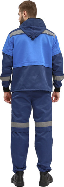 Изображение товара Костюм для охоты и рыбалки УРСУС Пртнцф темно-синий/василек Грета / КОС256 (р.64-66, 182-188)