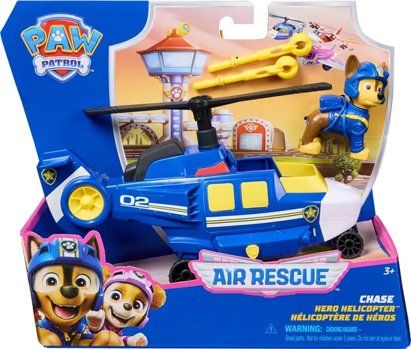 Изображение товара Игровой набор PAW Patrol Air Rescue. Машинка с фигуркой Чейз / 64593