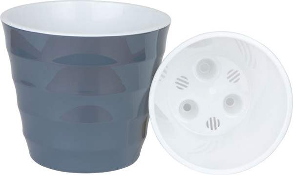 Изображение товара Кашпо Liveingreen Лаура (2.3л, антрацитовый)