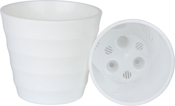 Изображение товара Кашпо Liveingreen Лаура (2.3л, белый)