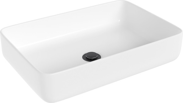 Изображение товара Умывальник со смесителем Lauter 21487-50 + Moon 21СК8691BS с сифоном 21635B (черный матовый)