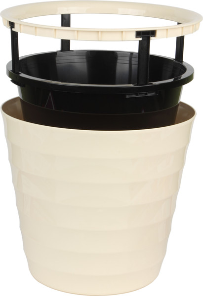 Изображение товара Кашпо Liveingreen Лаура (9л, ванильный)