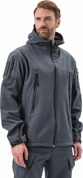 Изображение товара Костюм для охоты и рыбалки УРСУС Вепрь темно-серый Софтшелл / КОС619 (р.52-54, 170-176)