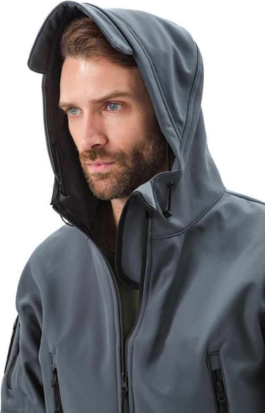 Изображение товара Костюм для охоты и рыбалки УРСУС Вепрь темно-серый Софтшелл / КОС619 (р.56-58, 182-188)