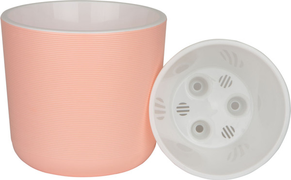 Изображение товара Кашпо Liveingreen Лион (3л, розовая пудра)