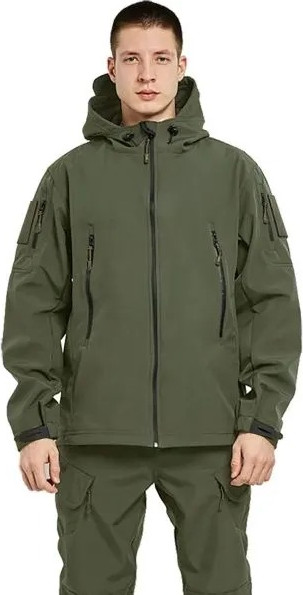 Изображение товара Костюм для охоты и рыбалки УРСУС Вепрь темный-хаки Полофлис / КОС619 (р.44-46, 182-188)