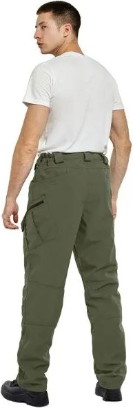 Изображение товара Костюм для охоты и рыбалки УРСУС Вепрь темный-хаки Полофлис / КОС619 (р.60-62, 170-176)