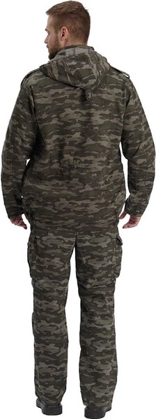 Изображение товара Костюм для охоты и рыбалки УРСУС Капрал кмф Флора серый Твил Пич (р.44-46, 182-188)